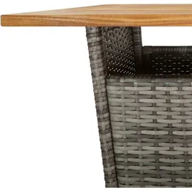 vidaXL Gartenbar-Set 5-tlg. Grau