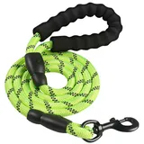 Intirilife Reflektierende Nylon Hundeleine 1.5m in Grün | Gr.: onesize