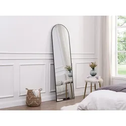 Bogenförmiger Spiegel zum Aufstellen - Metall - 50 x 170 cm - Schwarz - MAILEN