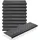 BigDean Stufenmatte 65 x 25 cm Schwarz