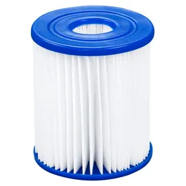 BESTWAY Fast Set Aufstellpool ⌀ 244 x 61 cm Blau inkl. Filterpumpe