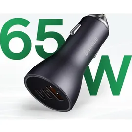 Baseus Golden Contactor Pro 2x USB-C 1x USB 65W Dark Gray (CGJP010013)