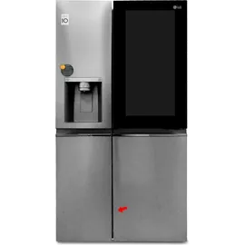 LG GSXV90MBAE Side-by-Side (635 l, 1790 mm hoch, Silber)