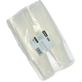 Papstar Starpak Verpackungsbecher, PP eckig 250 ml 4,9 cm x 8,1 cm x 10,8 cm transparent