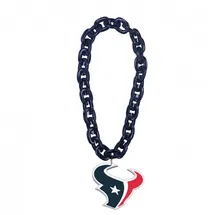 FanFave NFL Houston Texans Houston Texans NFL 3D Fanchain Magnet, Navy, One Size