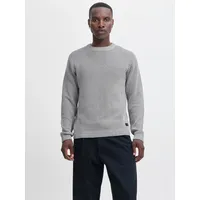 JACK & JONES Strickpullover »JJEDOVER KNIT CREW NECK SN« Jack & Jones Moonbeam