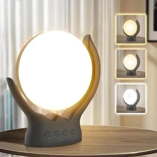 Lamon Stufenlos dimmbare Lichttherapielampe,UV-frei, 10.000 Lux, Therapielampe, rotierende Lichttherapielampe mit 5 Helligkeiten, 3 Farbtemperaturen, timbar