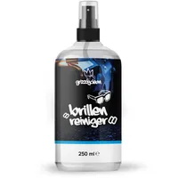 GrizzlyClean effektiver Brillen Reiniger - Brillengläser Reiniger für streifenfreien Glanz - Intensives Brillen Reinigungs Spray - Reinigungsspray für Lese-, Sport- und Sonnenbrillen (250ml)