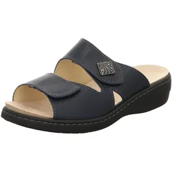 Longo Damen Pantolette bequem  in blau
