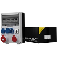 Preis-Zone Stromverteiler TD-S/FI 32A 16A 3x230V mit Nockenschalter 0-1