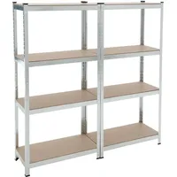 Estexo Lagerregal Metall 160x160x40 grau