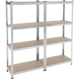 Estexo Lagerregal Metall 160x160x40 grau