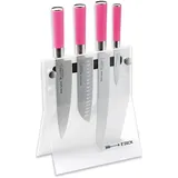 Friedr. Dick DICK Acryl-Messerblock 4 Knives Pink Spirit 4-tlg. (81772000-05-79)