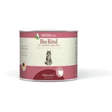 Herrmann's Manufaktur Herrmann's Selection 200g Dose Katzennassfutter 12 x 200 Gramm Bio Rind mit Karotte & Hirse
