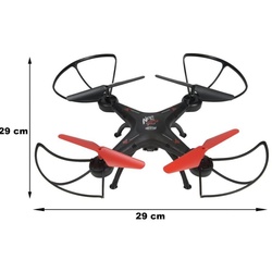 Gear2Play RC-Quadrocopter Drohne Nova XL Schwarz und Rot schwarz