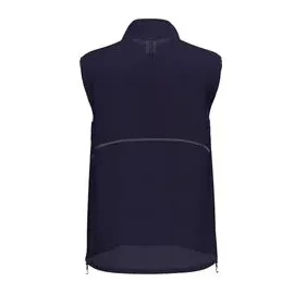 Odlo zeroweight armellose jacke dunkelblau - M