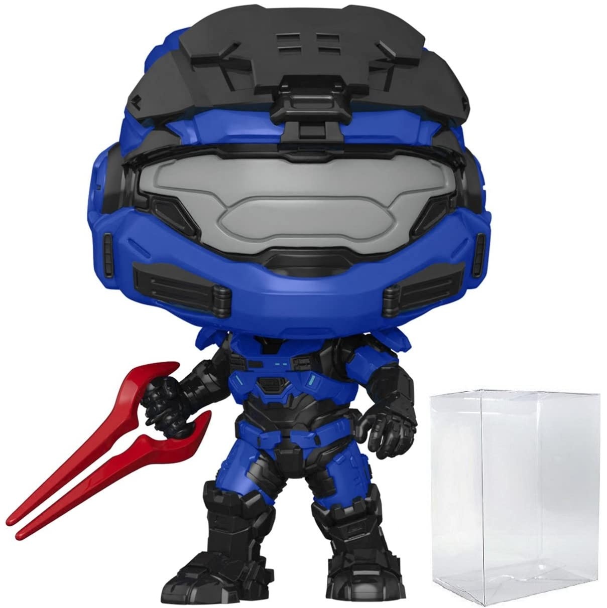 Halo Infinite - Spartan Mark V with Red Energy Sword Limited Edition Chase Funko Pop! Vinyl Figure (Bundled with Compatible Pop Box Protector Case)
