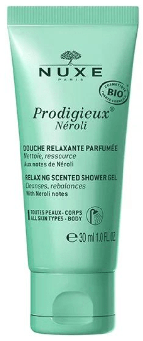 Nuxe PRODIGIEUX Neroli Relaxing Scented Shower Gel Travel Size  (30 )