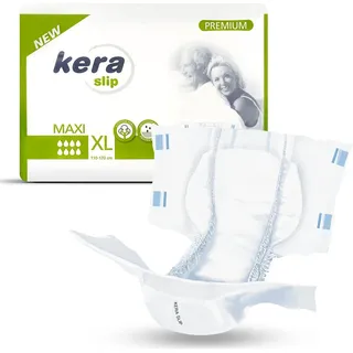 Kera Windeln Inkontinenz Slip MAXI NIGHT - saugstarke Windeln für Erwachsene (saugstarke Windeln für Erwachsene, 20-St., auslaufsichere und atmungsaktive Erwachsenen Windel Cotton Feel), für den alltäglichen Gebrauch L