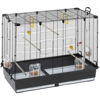 Ferplast Vogelkäfig Piano 6 87 x 46,5 x 70 cm schwarz