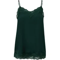 s.Oliver Satin-Top mit längenverstellbaren Spaghettiträgern - petrol - 46