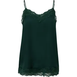 s.Oliver Satin-Top mit längenverstellbaren Spaghettiträgern - petrol - 46