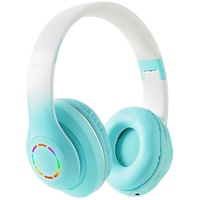 KINSI Kopfhörer,Bluetooth-Kopfhörer,Over Ear Kabelloses Headset Funk-Kopfhörer (Geringer Stromverbrauch,geringe Latenzzeit,hohe Übertragungsleistung) grün