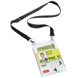 Durable Kartenhalter - für A6 - Trageband