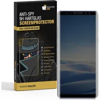 PROTECTORKING Blickschutz 9H Panzerhartglas für Samsung Galaxy Note 8
