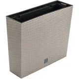 Blumenkasten Blumentopf Balkonkasten Einsatz 58x18x50 cm Mocca rattan optik