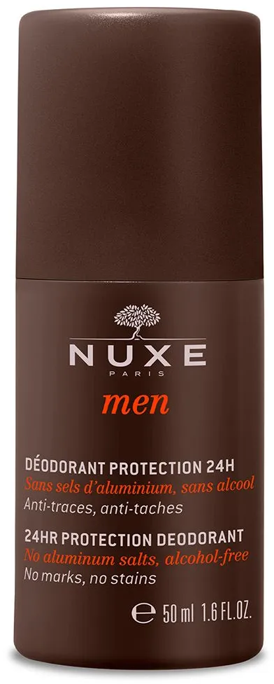 Nuxe Men aluminiumfreies Deodorant mit 24H Schutz gegen Schweiß und Körpergeruch