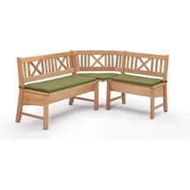 58 aufm Kessel 58aufmkessel Eckbank, Buche Grün, Holz, 204x135 cm, Esszimmer, Bänke, Eckbänke