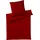 YES FOR BED Pure & Simple Uni weinrot (155x220+80x80cm)