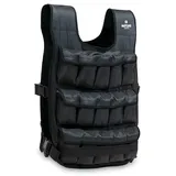 Matchu Sports Verstellbare Gewichtsweste 20kg - Laufweste Trainingsweste Fitnessweste schwarz 20kg
