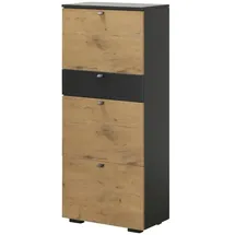 Möbel Kraft Manhattan 107,3 x 128,5 x 41,6 cm holz weiß/dunkelgrau