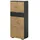 Möbel Kraft Manhattan 107,3 x 128,5 x 41,6 cm holz weiß/dunkelgrau