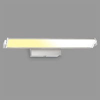 Briloner Leuchten - LED Wandleuchte innen, Wandlampe mit Schalter, Touchfunktion, Farbtemperatur Einstellbar, Stufenlos Dimmbar, Schwenkbar, Matt-Nickel-Chrom
