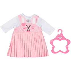Baby Born Puppenkleidung Häschenkleid, 43 cm, mit Kleiderbügel rosa|weiß