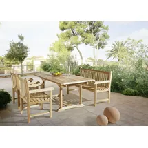 ab:stil.art.moebel KUBA Gartentisch ausziehbar 180-240 x 0 x 0 cm Beige