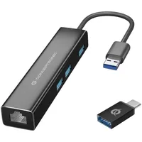 Conceptronic DONN07BA - Hub - 3 x SuperSpeed USB