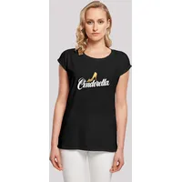 F4NT4STIC T-Shirt Cinderella Aschenputtel Shoe Logo in schwarz |