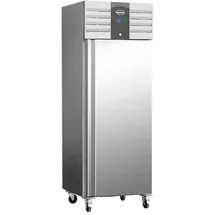 CombiSteel Kühlschrank RFS Alu Edelstahl Umluftkühlung 600 Liter GN 2/1