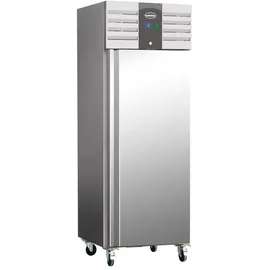 CombiSteel Kühlschrank RFS Alu Edelstahl Umluftkühlung 600 Liter GN 2/1