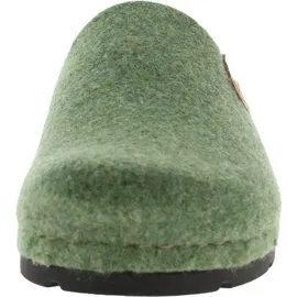 ROHDE Damen Pantoffel Hausschuh Filz Ledersohle gepolstert D.Soave 6010, Größe:40 EU,