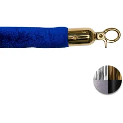 Absperrband VELOURS | Dunkelblau
