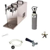 ich-zapfe STREAM 50 Bierzapfanlage - Zapfkopf Kombi, Zapfkopf 2 5-liter-adapter