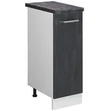 Vicco Unterschrank Apothekerschrank 30 x 46 x 81,5 cm Schwarz