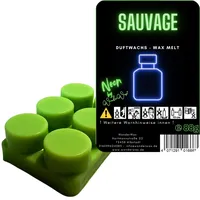 WonderWax Neon Duftriegel 6 x Duftwachs Kreise Wachsmelt Duftwachs Raumduft für Duftlampen Soja Wachs Melts Duftmelt Aroma Wellnes Kerzen Wärmer Wax Tarts Savage