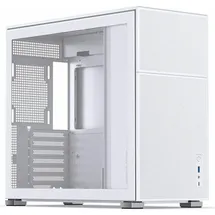 Jonsbo D41 MESH ATX Gehäuse, gehärtetes Glas, Weiß