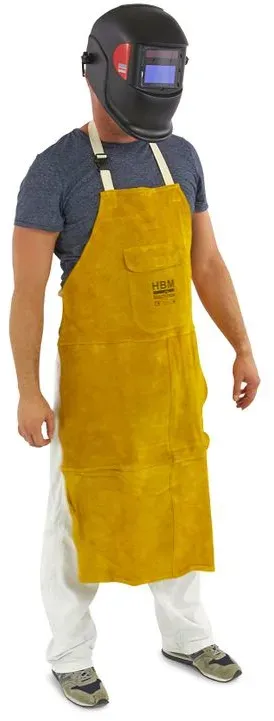 HBM Professional Leder-Schweißerschürze 107 x 67 cm